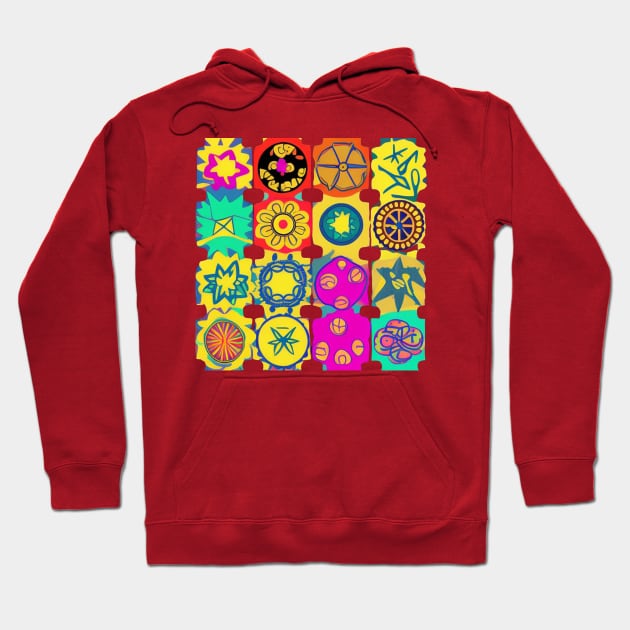 Quirky KaleidoMesh Hoodie by Elliot Bold